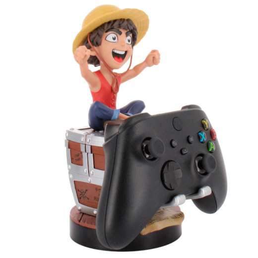 Descubre el apasionante mundo de Soporte Cable Guy Luffy One Piece Wanted Poster.