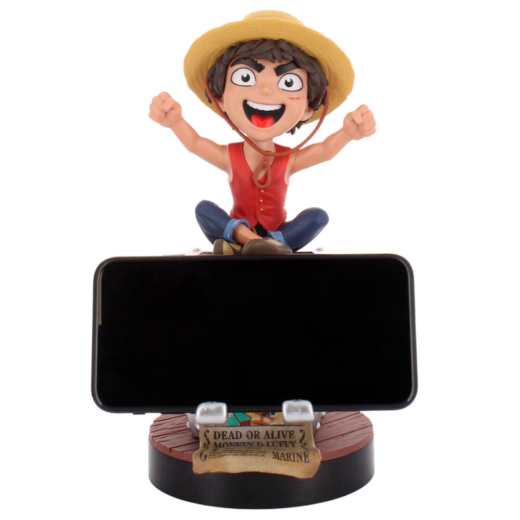 Descubre el apasionante mundo de Soporte Cable Guy Luffy One Piece Wanted Poster.