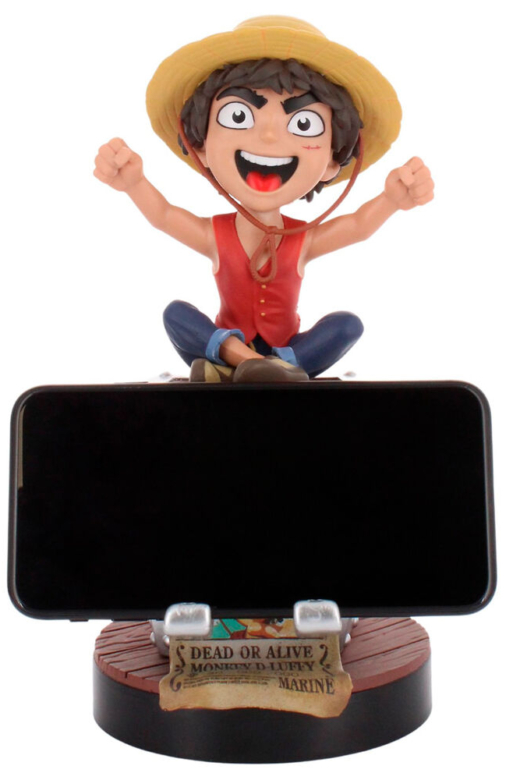 Descubre el apasionante mundo de Soporte Cable Guy Luffy One Piece Wanted Poster.