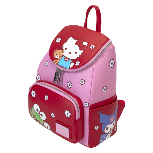 Descubre el apasionante mundo de Mochila Hello Kitty y Amigos Loungefly 26cm.