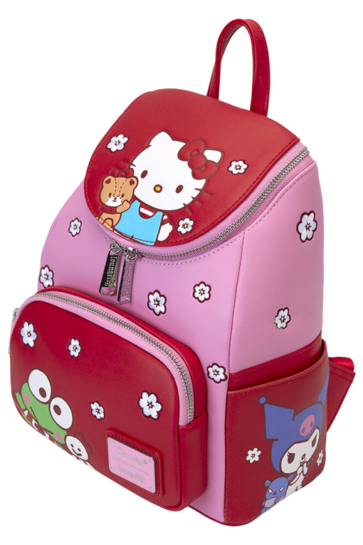 Descubre el apasionante mundo de Mochila Hello Kitty y Amigos Loungefly 26cm.