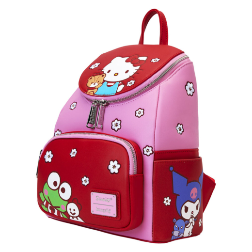 Descubre el apasionante mundo de Mochila Hello Kitty y Amigos Loungefly 26cm.