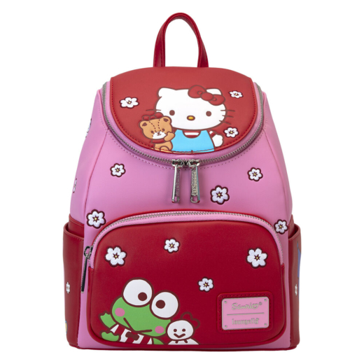 Descubre el apasionante mundo de Mochila Hello Kitty y Amigos Loungefly 26cm.