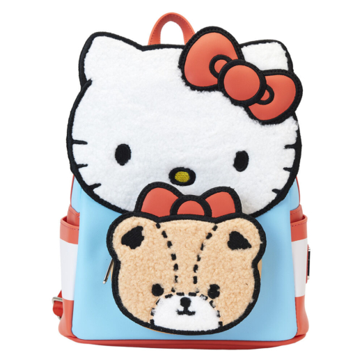 Descubre el apasionante mundo de Mochila Hello Kitty y Oso de Hello Kitty Loungefly 26cm.