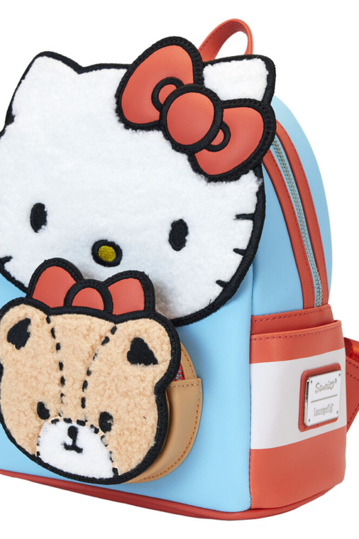 Descubre el apasionante mundo de Mochila Hello Kitty y Oso de Hello Kitty Loungefly 26cm.