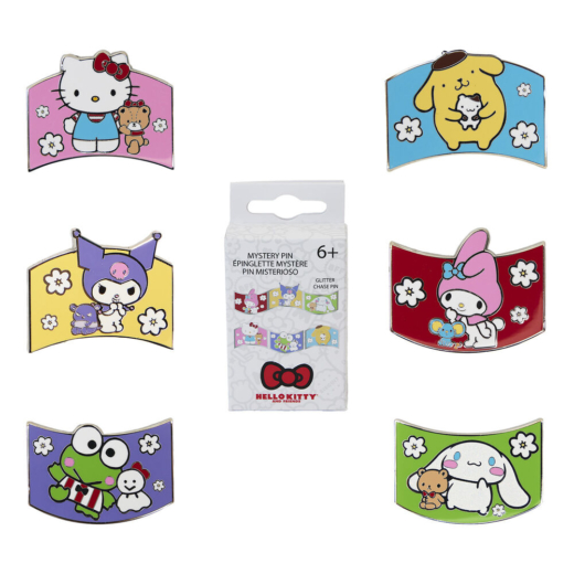 Descubre el apasionante mundo de Caja Sorpresa Pin Esmaltado Hello Kitty y Amigos Loungefly.