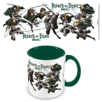 Descubre el apasionante mundo de Taza Attack on Titan Personajes 315ml.