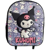 Descubre el apasionante mundo de Maleta Infantil Kuromi y Hello Kitty 3D 32cm.