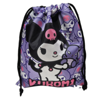 Descubre el apasionante mundo de Saco de merienda Kuromi y Hello Kitty 25cm.