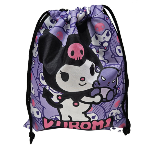 Descubre el apasionante mundo de Saco de merienda Kuromi y Hello Kitty 25cm.