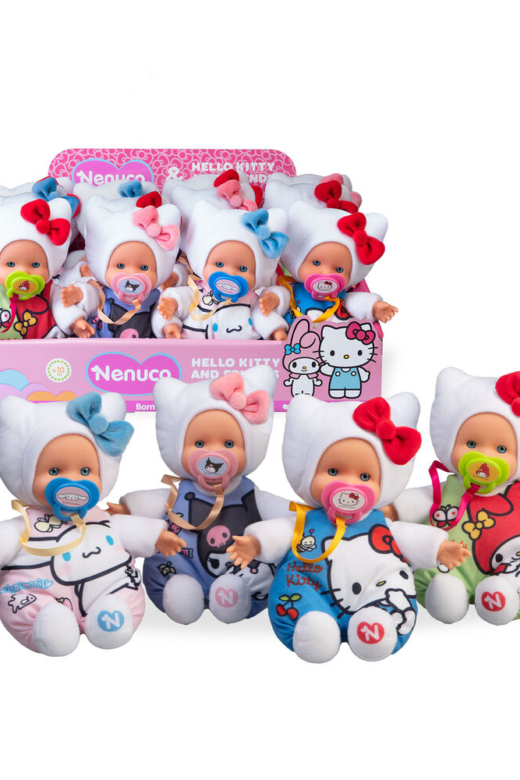 Descubre el apasionante mundo de Muñeco Nenuco Hello Kitty 15cm Surtido.