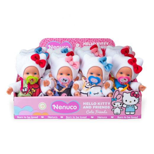 Descubre el apasionante mundo de Muñeco Nenuco Hello Kitty 15cm Surtido.