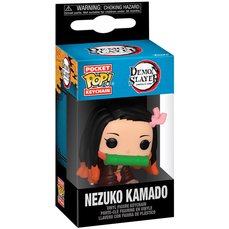 Descubre el apasionante mundo de Llavero Pocket POP Nezuko Kamado Demon Slayer.