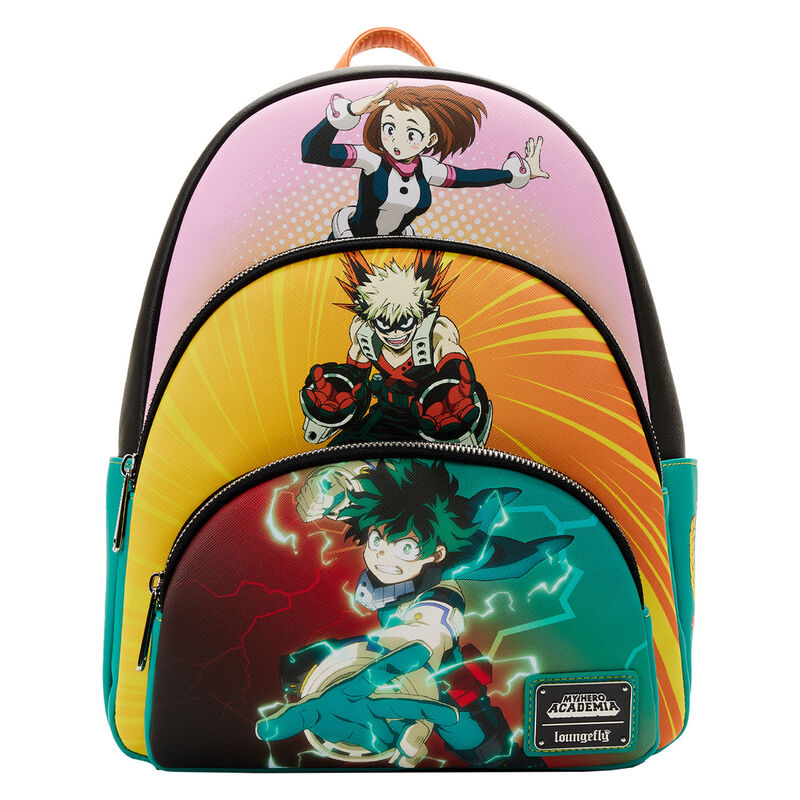 Descubre el apasionante mundo de Mochila My Hero Academia Loungefly 31 cm.