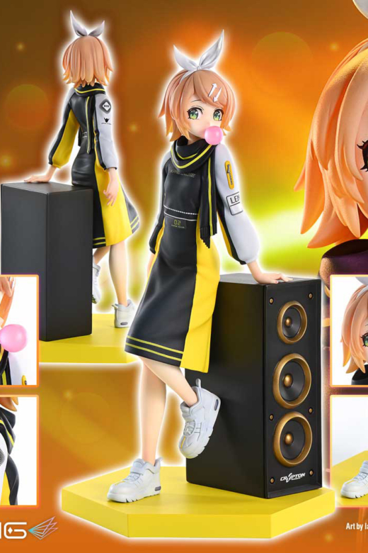 Descubre el apasionante mundo de Figura Prisma Wing Kagamine Rin Arte por Lack.