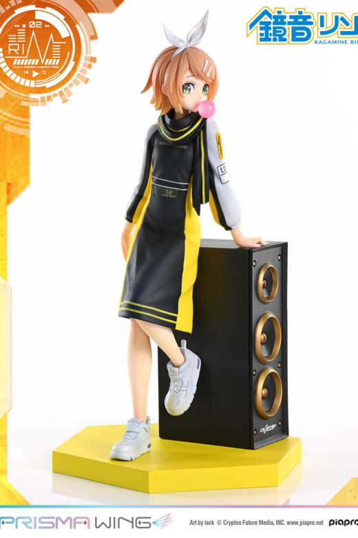 Descubre el apasionante mundo de Figura Prisma Wing Kagamine Rin Arte por Lack.