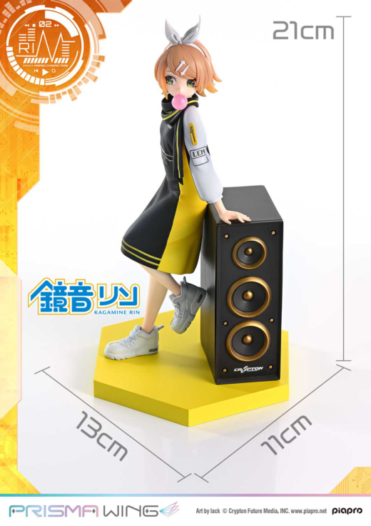 Descubre el apasionante mundo de Figura Prisma Wing Kagamine Rin Arte por Lack.
