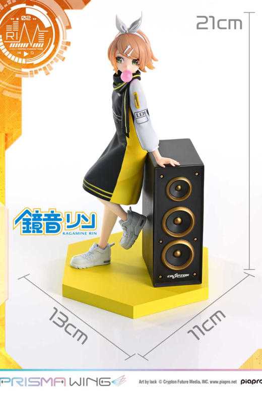 Descubre el apasionante mundo de Figura Prisma Wing Kagamine Rin Arte por Lack.