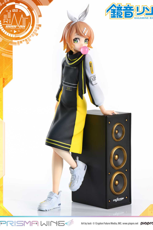 Descubre el apasionante mundo de Figura Prisma Wing Kagamine Rin Arte por Lack.