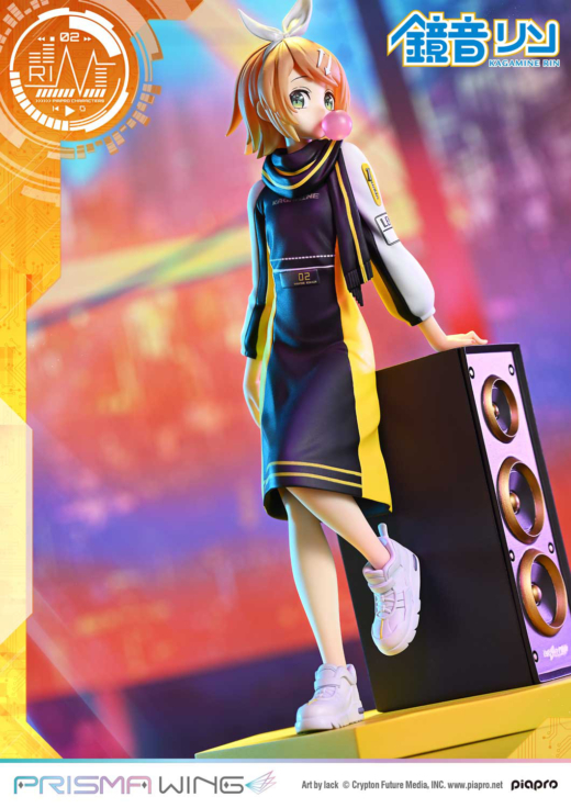 Descubre el apasionante mundo de Figura Prisma Wing Kagamine Rin Arte por Lack.
