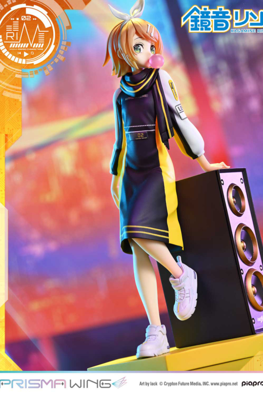 Descubre el apasionante mundo de Figura Prisma Wing Kagamine Rin Arte por Lack.