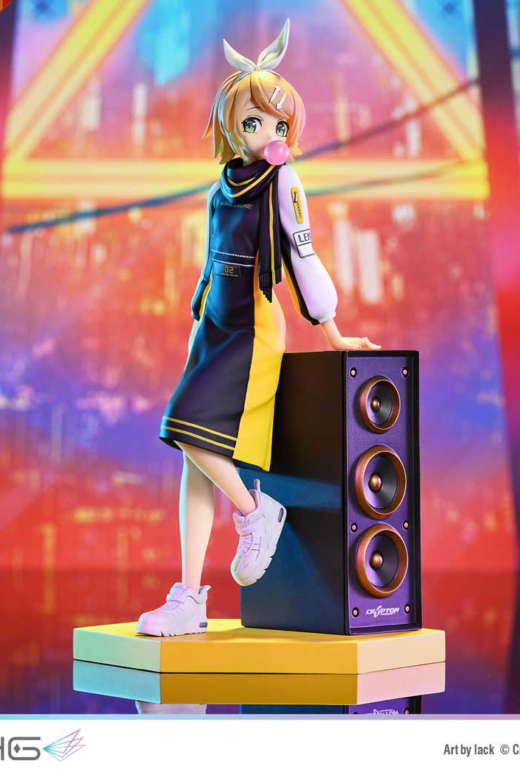 Descubre el apasionante mundo de Figura Prisma Wing Kagamine Rin Arte por Lack.