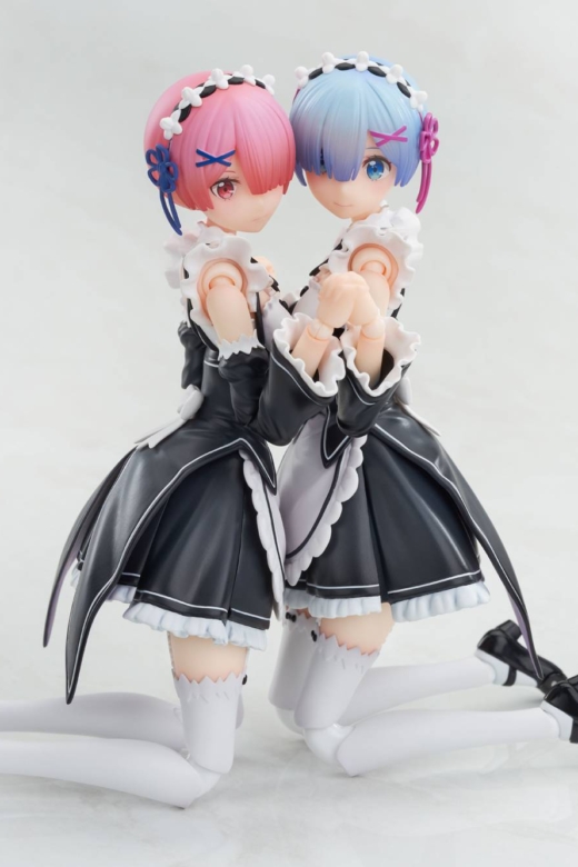 Descubre el apasionante mundo de Conjunto Figura Rem y Ram Re:ZERO Movible Archtech.