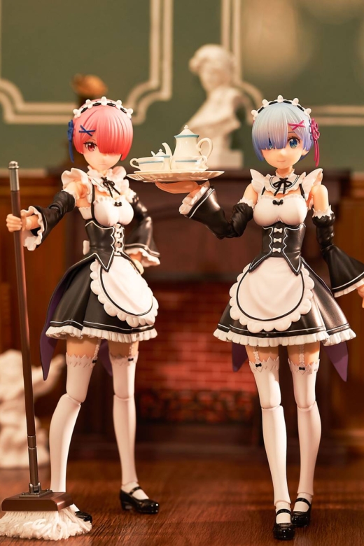 Descubre el apasionante mundo de Conjunto Figura Rem y Ram Re:ZERO Movible Archtech.
