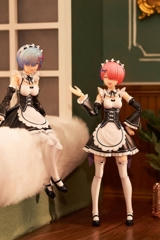 Descubre el apasionante mundo de Conjunto Figura Rem y Ram Re:ZERO Movible Archtech.