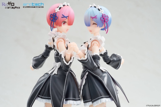 Descubre el apasionante mundo de Conjunto Figura Rem y Ram Re:ZERO Movible Archtech.