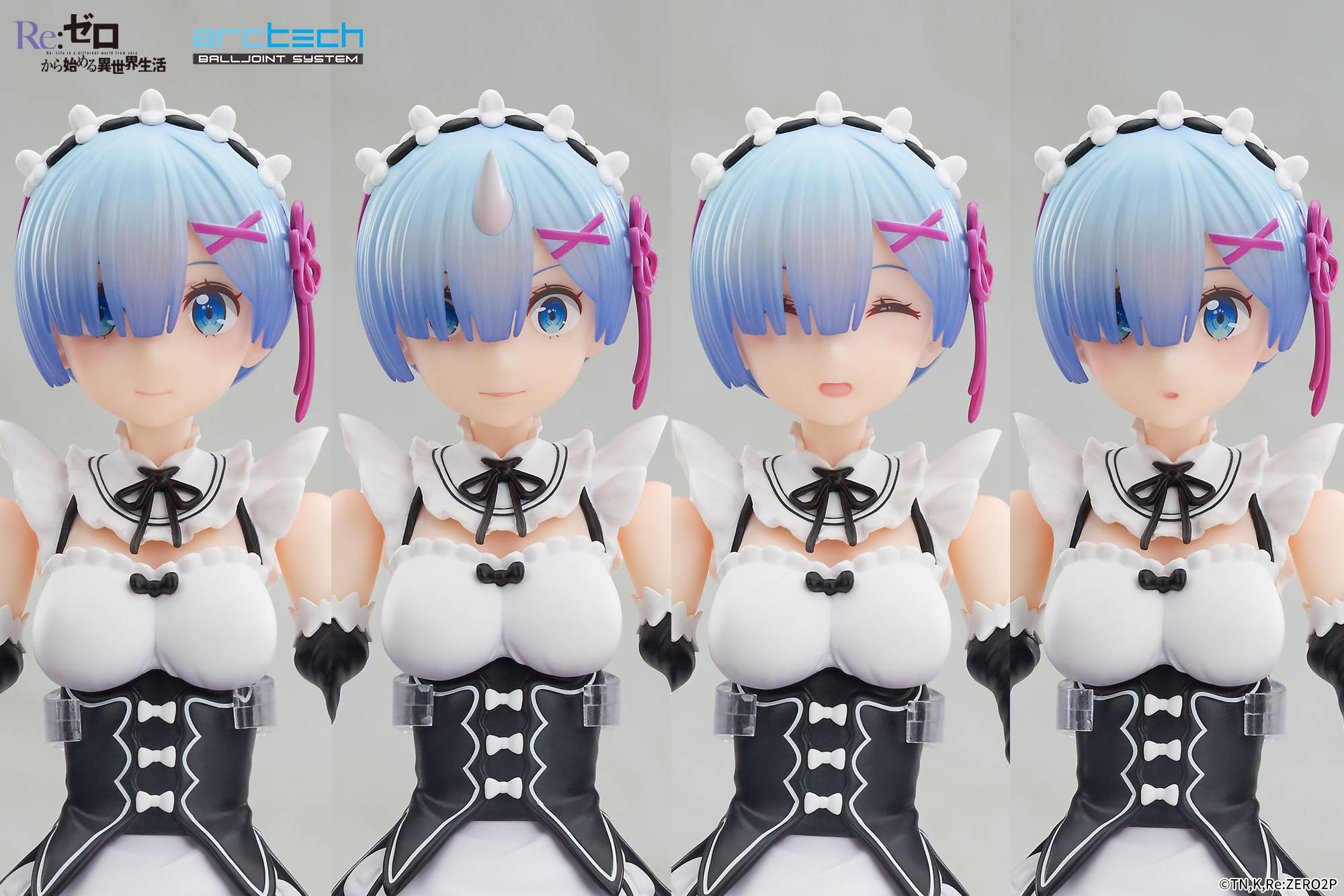 Descubre el apasionante mundo de Conjunto Figura Rem y Ram Re:ZERO Movible Archtech.
