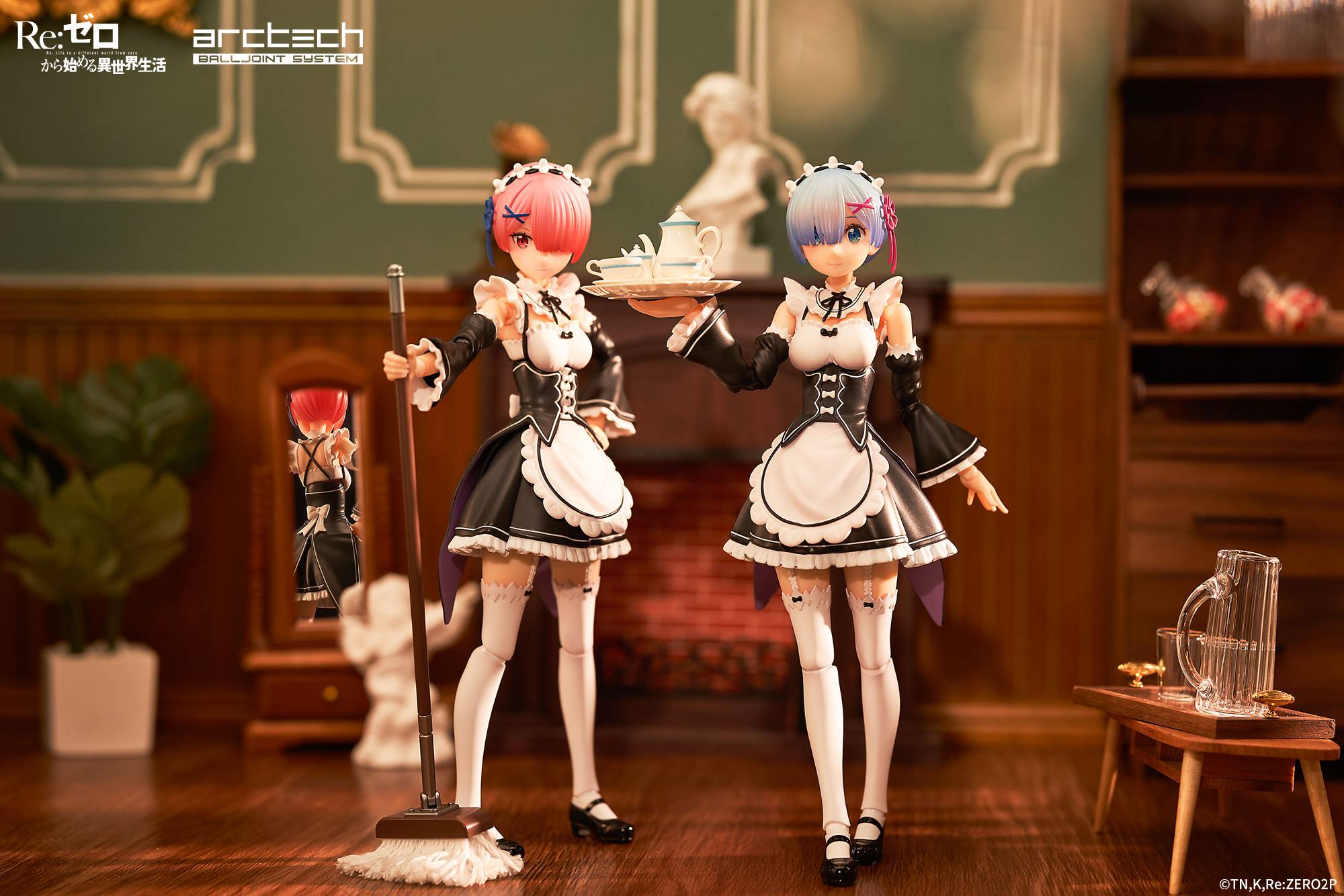 Descubre el apasionante mundo de Conjunto Figura Rem y Ram Re:ZERO Movible Archtech.