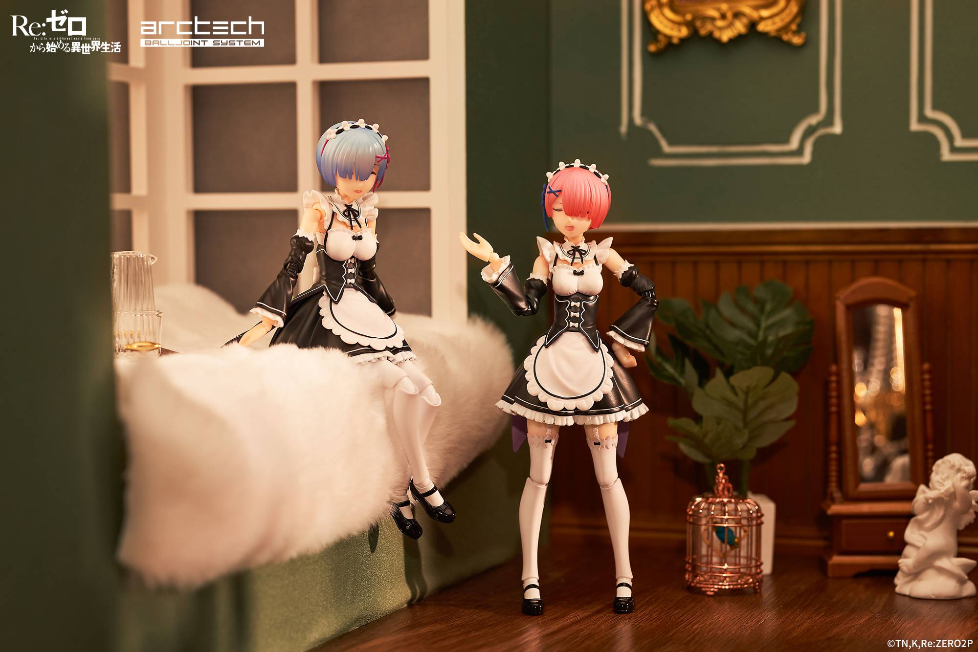 Descubre el apasionante mundo de Conjunto Figura Rem y Ram Re:ZERO Movible Archtech.