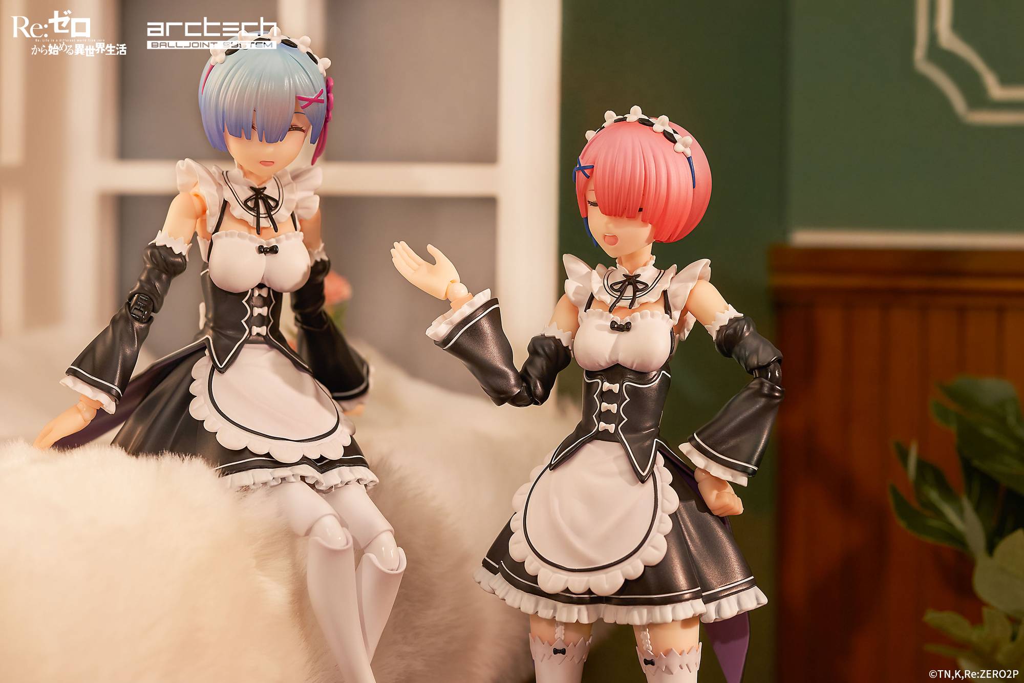Descubre el apasionante mundo de Conjunto Figura Rem y Ram Re:ZERO Movible Archtech.