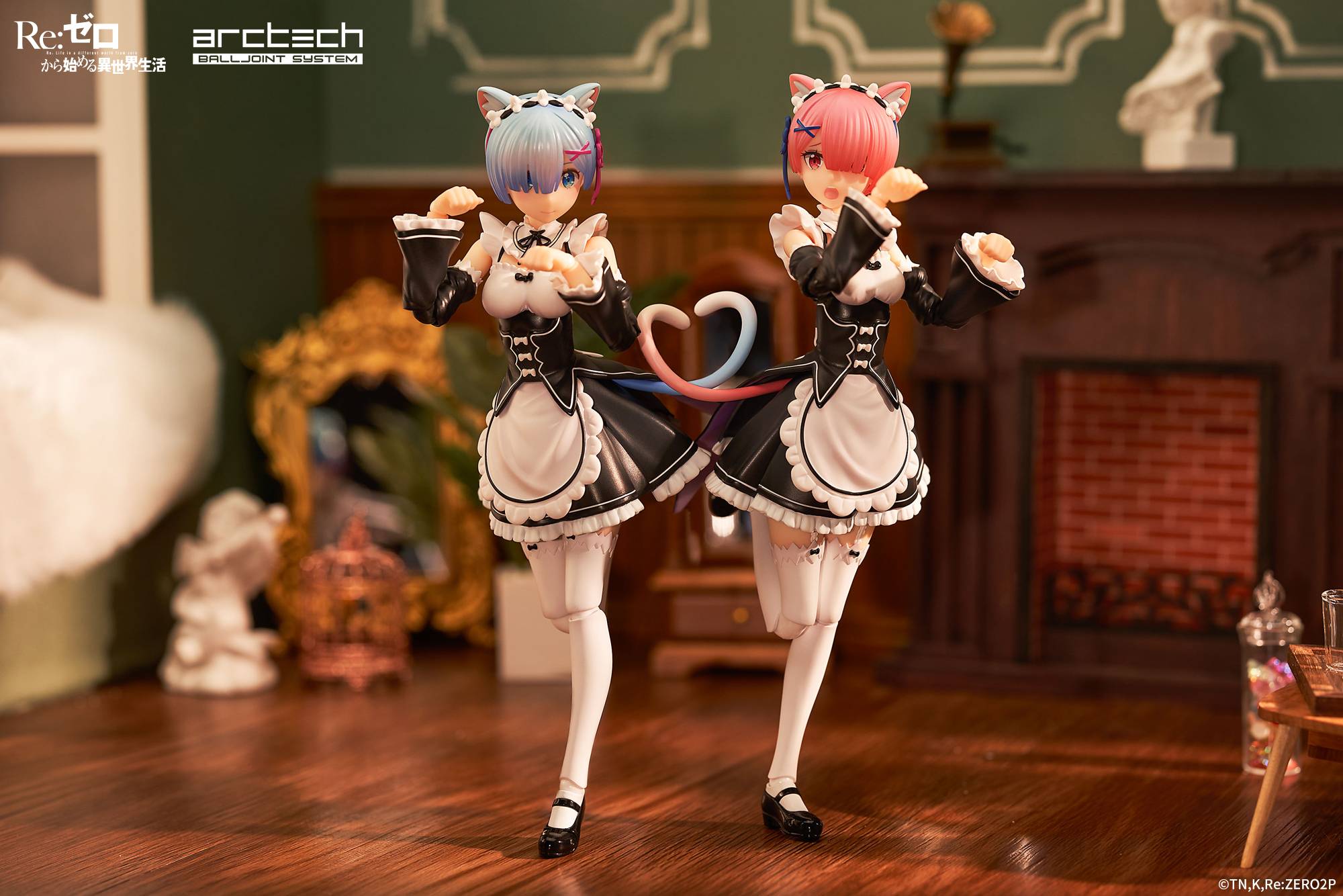Descubre el apasionante mundo de Conjunto Figura Rem y Ram Re:ZERO Movible Archtech.