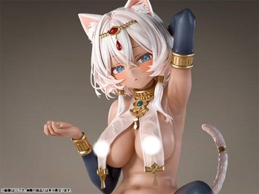 Descubre el apasionante mundo de Figura Nikkan Shoujo Chica Gato Bronceada Mau.