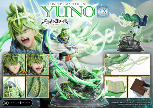 Descubre el apasionante mundo de Figura Concept Masterline Black Clover Yuno EX Versión.