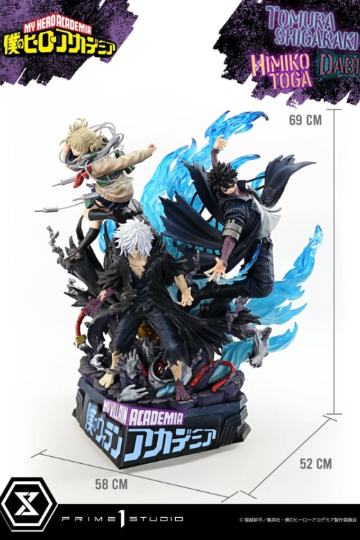 Descubre el apasionante mundo de Estatua Tomura Shigaraki, Dabi y Himiko Toga My Hero Academia.