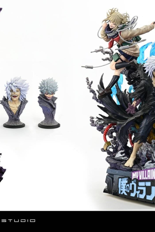 Descubre el apasionante mundo de Estatua Tomura Shigaraki, Dabi y Himiko Toga My Hero Academia.