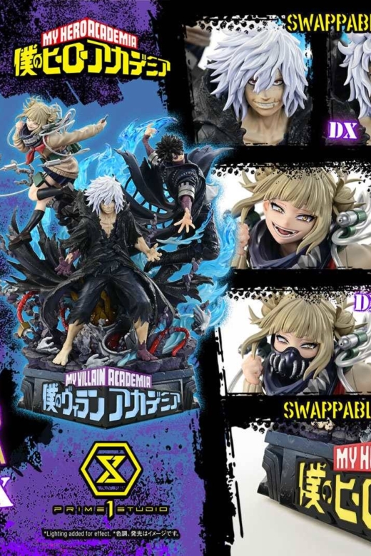 Descubre el apasionante mundo de Estatua Tomura Shigaraki, Dabi y Himiko Toga My Hero Academia.