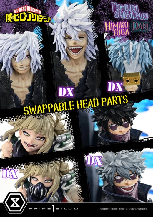 Descubre el apasionante mundo de Estatua Tomura Shigaraki, Dabi y Himiko Toga My Hero Academia.
