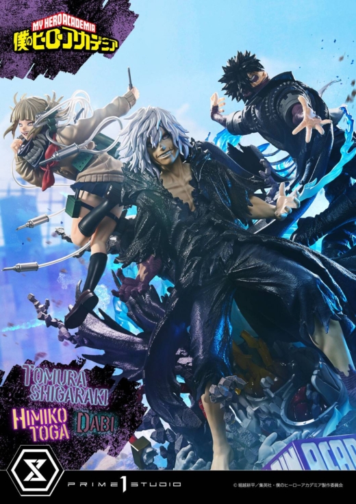 Descubre el apasionante mundo de Estatua Premium My Hero Academia Tomura Shigaraki Dabi Himiko Toga.