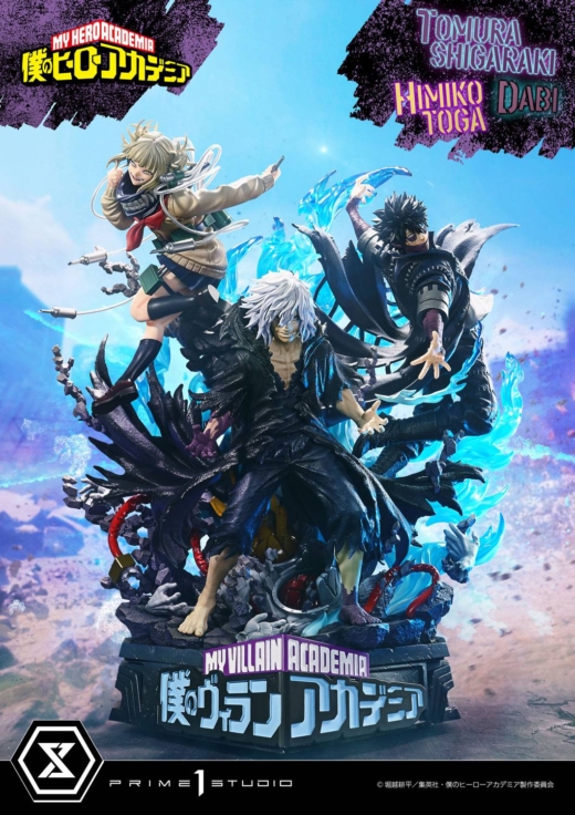 Descubre el apasionante mundo de Estatua Premium My Hero Academia Tomura Shigaraki Dabi Himiko Toga.
