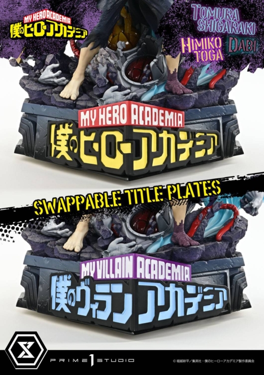 Descubre el apasionante mundo de Estatua Premium My Hero Academia Tomura Shigaraki Dabi Himiko Toga.