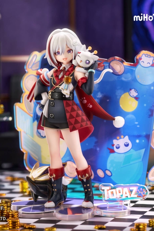 Descubre el apasionante mundo de Figura Honkai Star Rail Topaz y Numby Little Cat Series.