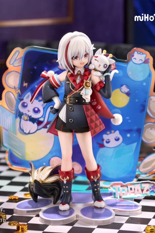 Descubre el apasionante mundo de Figura Honkai Star Rail Topaz y Numby Little Cat Series.