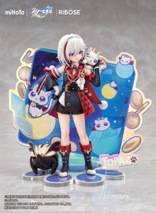 Descubre el apasionante mundo de Figura Honkai Star Rail Topaz y Numby Little Cat Series.