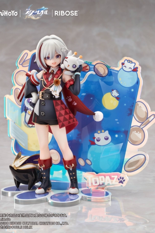 Descubre el apasionante mundo de Figura Honkai Star Rail Topaz y Numby Little Cat Series.