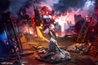 Descubre el apasionante mundo de Figura Diosa de la Victoria Nikke Rapi Capucha Roja.